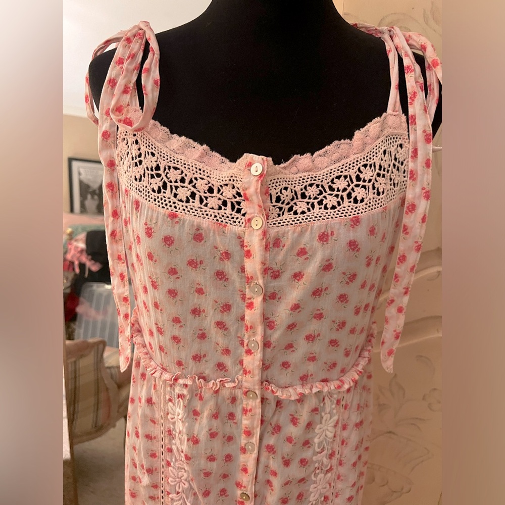 Beautiful floral print LoveShackFancy summer dress